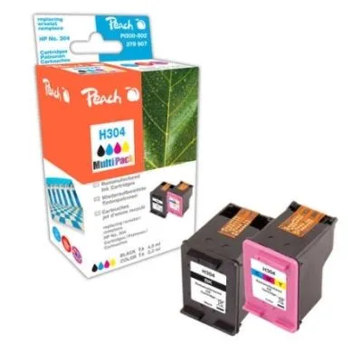 Peach  Spar Pack Druckköpfe kompatibel zu HP DeskJet 3760 Series