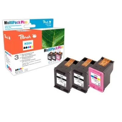 Peach  Spar Pack Plus Druckköpfe kompatibel zu HP DeskJet Ink Advantage 3700 MFP