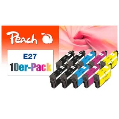 Peach  10er-Pack Tintenpatronen kompatibel zu Epson WorkForce WF-7615 DWF