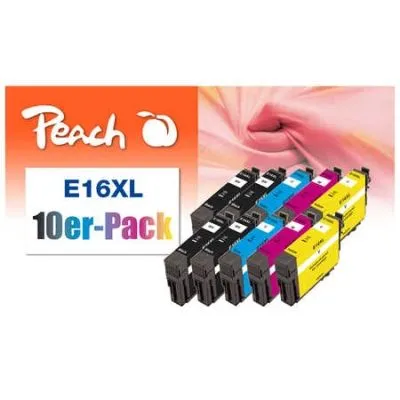 Peach  10er-Pack Tintenpatronen, kompatibel zu Epson WorkForce WF-2530 WF