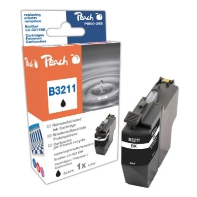 Peach  Tintenpatrone schwarz kompatibel zu Brother MFCJ 490 Series