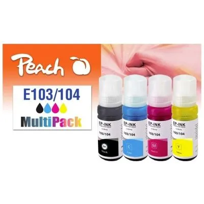 Peach  Spar Pack Tintenpatronen kompatibel zu Epson EcoTank ET-2820