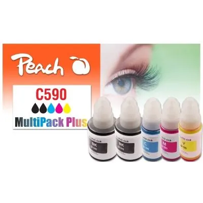 Peach  Spar Pack Plus Tintenpatronen, kompatibel zu Canon Pixma G 1510