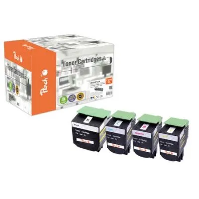 Peach  Spar Pack Tonermodule kompatibel zu Lexmark Optra C 544 DTN