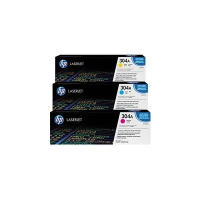 Original 3  Tonerpatronen CMY (Rainbow-Kit) HP Color LaserJet CM 2320 Series