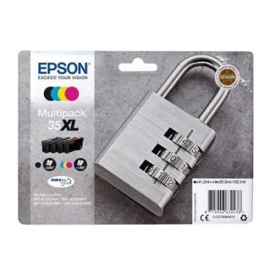 Original  Multipack Tinte BKCMY Epson WorkForce Pro WF-4730 DTWF