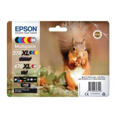 Original  Multipack Tinte 6-farbig Epson Expression Photo HD XP-15000