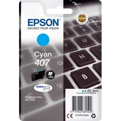 Original  Tintenpatrone cyan Epson WorkForce Pro WF-4745 DTWF