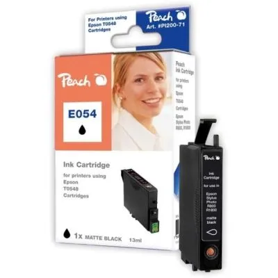 Peach  Tintenpatrone matt schwarz kompatibel zu Epson Stylus Photo R 800