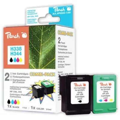 Peach  Spar Pack Druckköpfe kompatibel zu HP PhotoSmart 2610 XI
