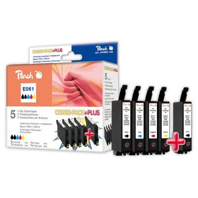Peach  Spar Pack Plus Tintenpatronen kompatibel zu Epson Stylus DX 3850