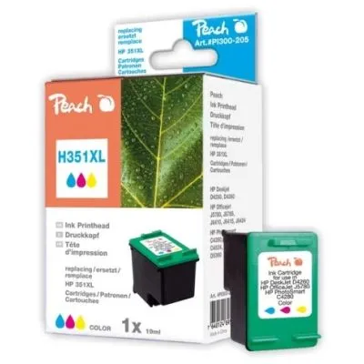 Peach  Druckkopf color kompatibel zu HP OfficeJet J 6424