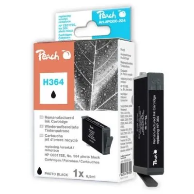 Peach  Tintenpatrone foto schwarz kompatibel zu HP PhotoSmart D 7500 Series