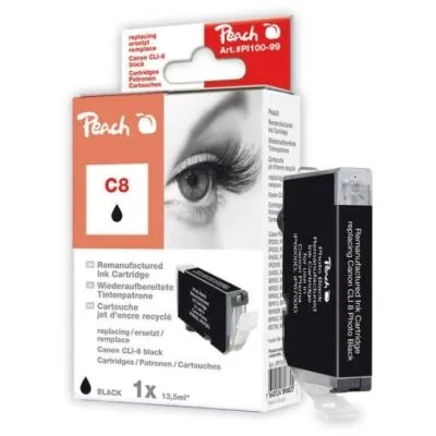 Peach  Tintenpatrone foto schwarz kompatibel zu Canon Pixma MP 600 R