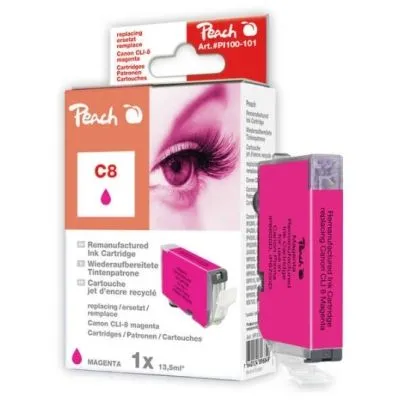 Peach  Tintenpatrone magenta kompatibel zu Canon Pixma MP 600 R