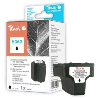 Peach  Tintenpatrone schwarz kompatibel zu HP PhotoSmart C 5194