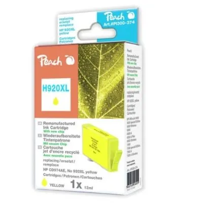 Peach  Tintenpatrone gelb HC kompatibel zu HP OfficeJet 6000 Series