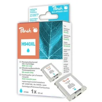 Peach  Tintenpatrone cyan HC kompatibel zu HP OfficeJet Pro 8500 A Premium