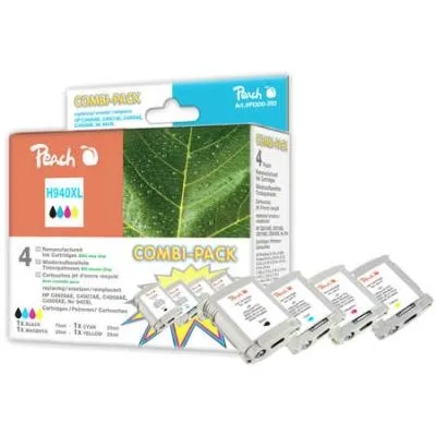 Peach  Spar Pack Tintenpatronen kompatibel zu HP OfficeJet Pro 8000 Enterprise