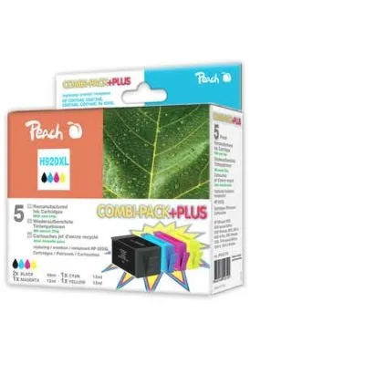 Peach  Spar Pack Plus Tintenpatronen kompatibel zu HP OfficeJet 6500 A