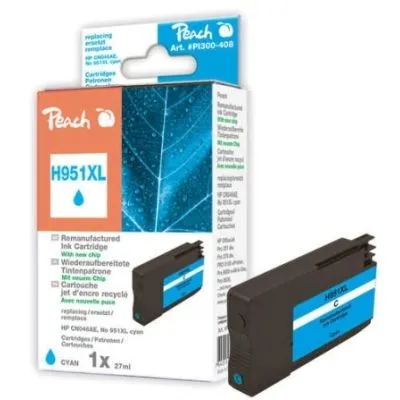 Peach  Tintenpatrone cyan HC kompatibel zu HP OfficeJet Pro 251 dw